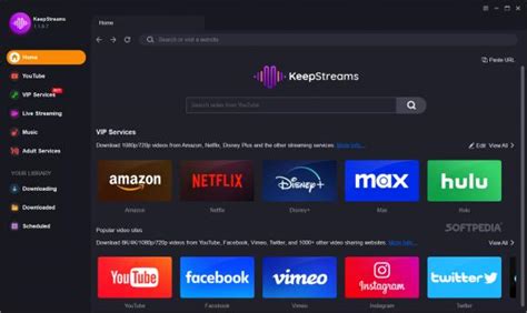 keepstreams|KeepStreams for Windows